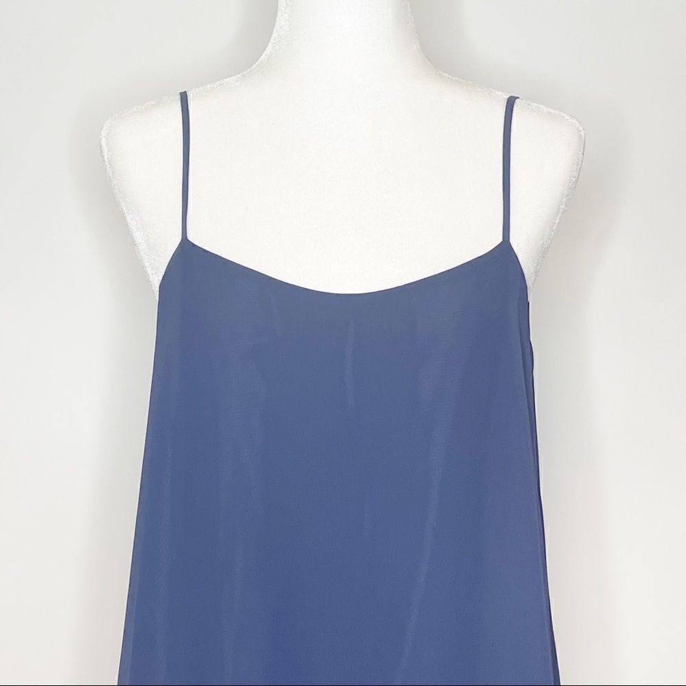 BCBGeneration Low Back Dress Blue Smoke Medium - Picture 5 of 12